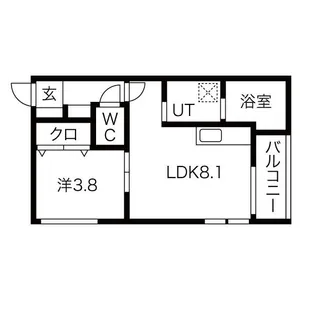 アーバンレジデンス名古屋【3階】の間取り