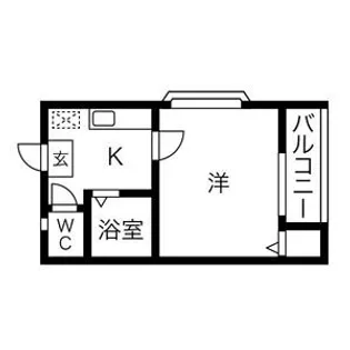 愛知県名古屋市中村区高道町6丁目【アパート】の間取り