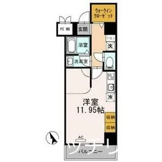 クリサスレジデンス枇杷島【9階】の間取り