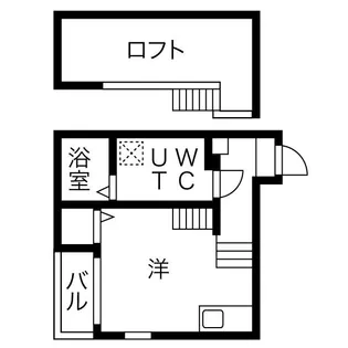 1Kの間取り画像