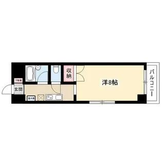 1Rの間取り画像