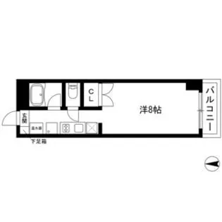 1Rの間取り画像