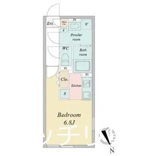 LUORE城西【5階】の間取り