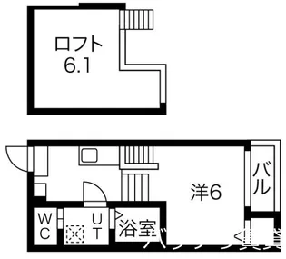 愛知県名古屋市東区黒門町【アパート】の間取り