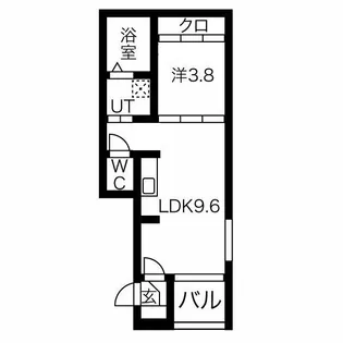 愛知県名古屋市北区大杉町6丁目【アパート】の間取り