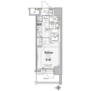 愛知県名古屋市熱田区沢下町【マンション】の間取り