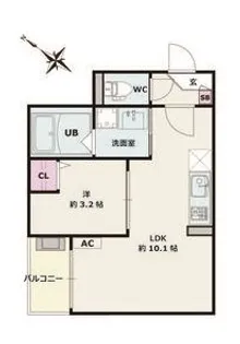 Jack shioike 1【1階】の間取り