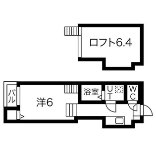 愛知県名古屋市西区八筋町【アパート】の間取り