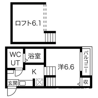 愛知県名古屋市北区城東町5丁目【アパート】の間取り