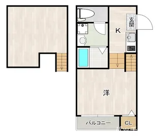 愛知県名古屋市中村区中島町1丁目【アパート】の間取り