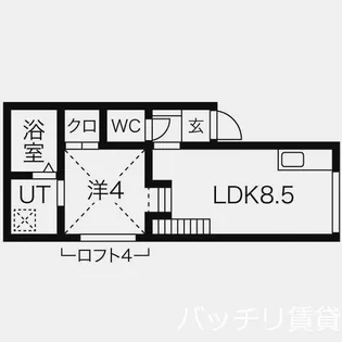 愛知県名古屋市北区城東町5丁目【アパート】の間取り