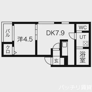 愛知県名古屋市中村区千原町【アパート】の間取り