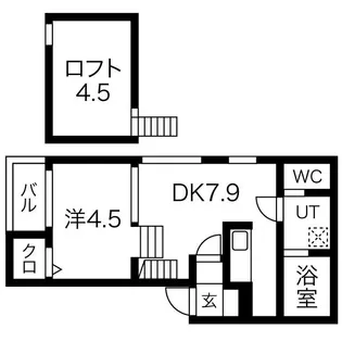愛知県名古屋市中村区千原町【アパート】の間取り