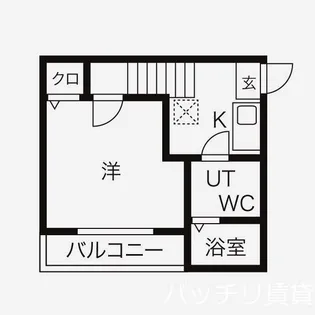 愛知県名古屋市北区東水切町3丁目【アパート】の間取り