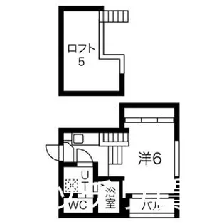 愛知県名古屋市熱田区木之免町【アパート】の間取り