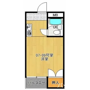 愛知県名古屋市熱田区森後町【マンション】の間取り