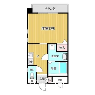 ラディウス II【2階】の間取り