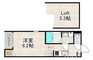 ハーモニーテラス切戸町Ⅲ【1階】の間取り