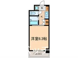 ヴァンテージ本陣【4階】の間取り