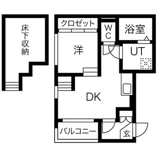 愛知県名古屋市熱田区二番2丁目【アパート】の間取り