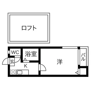 愛知県名古屋市西区名西1丁目【アパート】の間取り