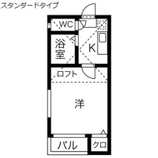 クレードル中村公園【1階】の間取り