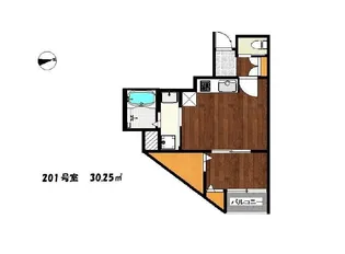 コルテス千早【2階】の間取り