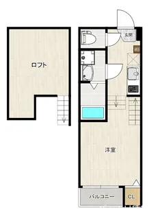 メゾンカミーノ橋本【2階】の間取り