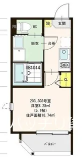 ブルーダイヤ【2階】の間取り