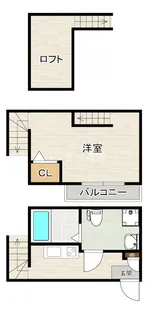 ゼウス【1階】の間取り