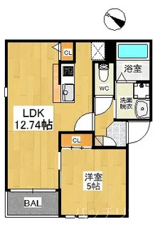 REGALEST平尾【1階】の間取り
