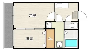 リッツ・ラヴァン【2階】の間取り