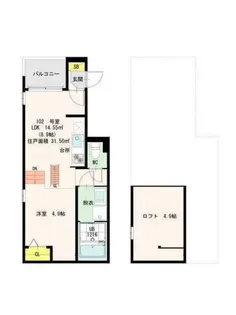 Le ciel【1階】の間取り