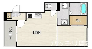 N-BACE NAJIMA【3階】の間取り