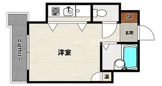 モア・フィールド箱崎II【8階】の間取り