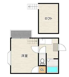アクアフレスカ六本松【1階】の間取り