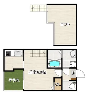 floresta香椎【1階】の間取り