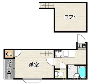 シャローム室見【2階】の間取り