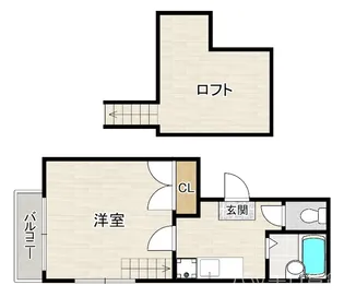 ソレーユ博多【2階】の間取り