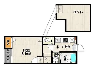 ビアンコリーナ【2階】の間取り