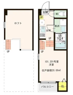 Nexus H【1階】の間取り