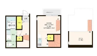 コンフォートハウス唐原【1階】の間取り