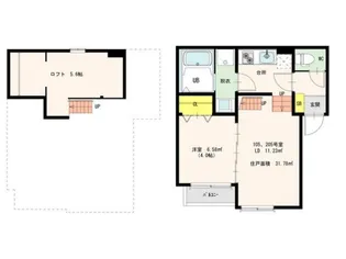 ル・クラージュ【2階】の間取り