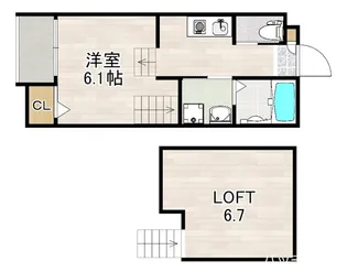 EST松島【1階】の間取り