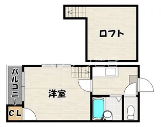 ドュスール博多【1階】の間取り