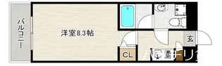スクエア西大橋【2階】の間取り