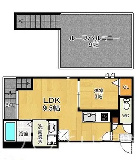 Grandtic K-ONE【2階】の間取り