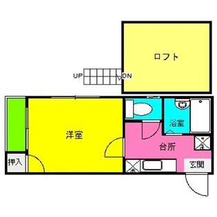 リバーサイドヴィラ高宮【1階】の間取り