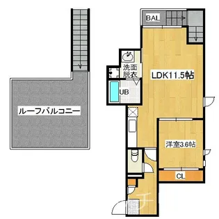 Grandtic 高宮南【2階】の間取り