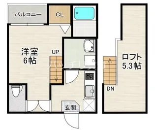 ハーモニーテラス下山門III【2階】の間取り